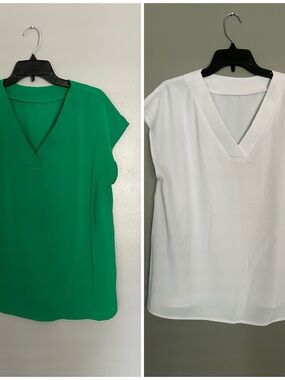 Two-for-One Women’s V-Neck Blouses